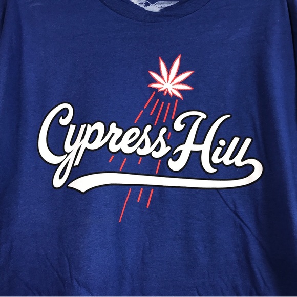 Control industry Cypress hill "LA Blue" SS Tee, Unisex Adult's Size L - Blue - Picture 6 of 10